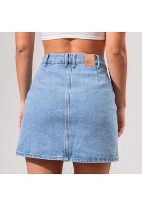 Falda Ajustada Talle Alto Femina