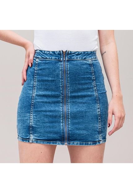 Falda Ajustada Talle Alto Poshi