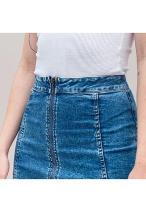 Falda Ajustada Talle Alto Poshi