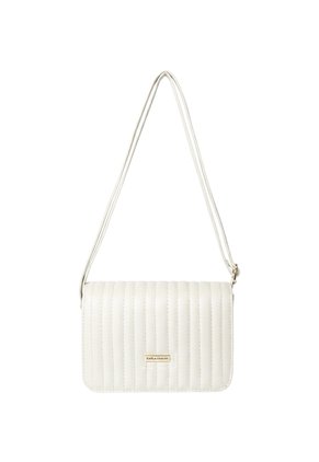 Bolso Bandolera Cartera Manos Libres Dama Mujer Karla Chacon Baru Crema