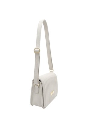 Bolso Bandolera Cartera Manos Libres Dama Mujer Karla Chacon Baru Crema