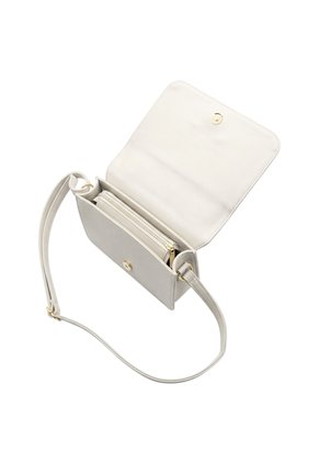 Bolso Bandolera Cartera Manos Libres Dama Mujer Karla Chacon Baru Crema