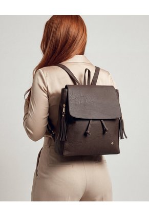 Bolso Morral Maletin Casual Mediano De Dama Mujer Karla Chacon Pace Cafe