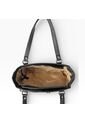 Bolso Tote Con Cosmetiquera Karla Chacon Niah Negro de KARLA CHACON