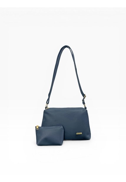 Bolso Manos Libres De Dama Mujer Karla Chacon Cuba Azul