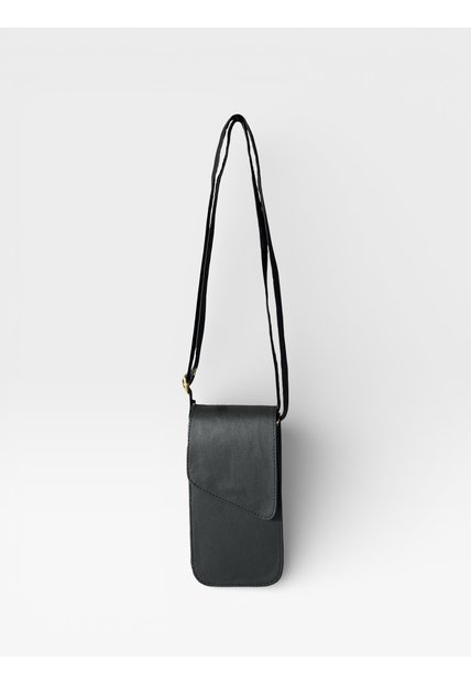 Bolso Bandolera Pequeño Manos Libres Portacelular Karla Chacon Geny Negro