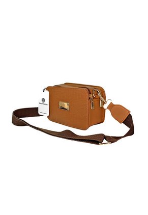 Bolso Manos Libres De Dama Mujer Karla Chacon Evah Miel