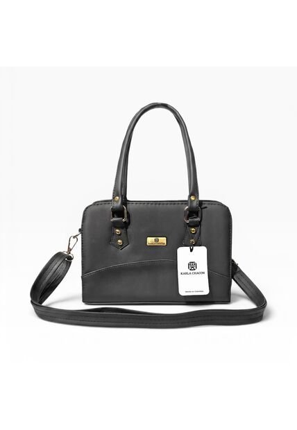 Bolso Cartera De Dama Mujer Karla Chacon June Negro