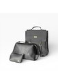 Combo Set Morral Gina + Manos Libres Cuba + Monedero Karla Chacon Negro de KARLA CHACON
