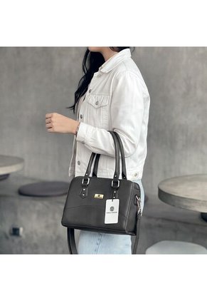 Bolso Cartera De Dama Mujer Karla Chacon June Negro
