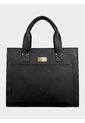 Bolso Mochila Dama Cartera Mujer Doble Función Mona Negro de KARLA CHACON