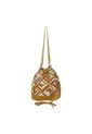 Bolso Manos Libres Bucket Dama Mujer Karla Chacon Aria Miel de KARLA CHACON