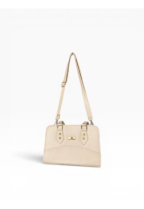 Bolso Cartera De Dama Mujer Karla Chacon June Beige