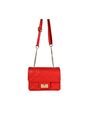 Bolso Satchel Manos Libres Bandolera De Dama Mujer Karla Chacon Sanz Rojo de KARLA CHACON