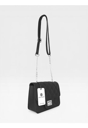 Bolso Manos Libres Elegante Bandolera De Dama Mujer Karla Chacon Sanz Negro
