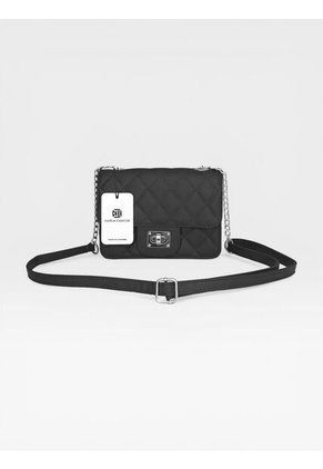 Bolso Manos Libres Elegante Bandolera De Dama Mujer Karla Chacon Sanz Negro