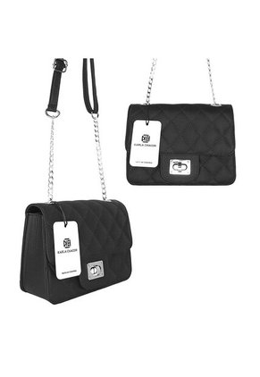 Bolso Manos Libres De Dama Mujer Karla Chacon Sanz Negro