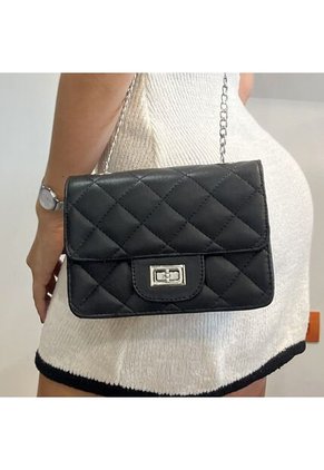 Bolso Manos Libres De Dama Mujer Karla Chacon Sanz Negro