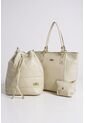 Set De Bolsos Para Mujer Bolso Tote + Bolso Manos Libres + Monedero Karla Chacon de KARLA CHACON