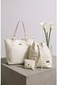 Set De Bolsos Para Mujer Bolso Tote + Bolso Manos Libres + Monedero Karla Chacon de KARLA CHACON