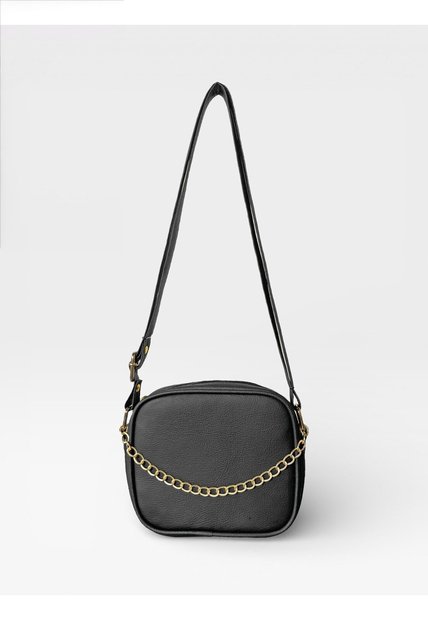 Bolso Bandolera Manos Libres De Dama Mujer Karla Chacon Sade Negro