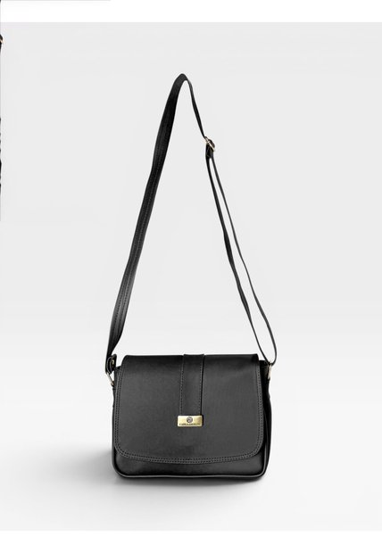 Bolso Manos Libres De Dama Mujer Karla Chacon Lady Negro