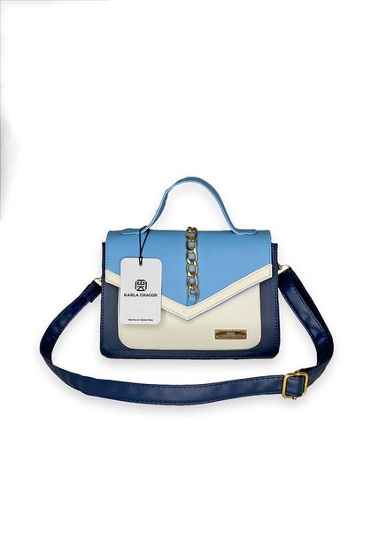 Bolso Manos Libres De Dama Mujer Karla Chacon Magy Azul