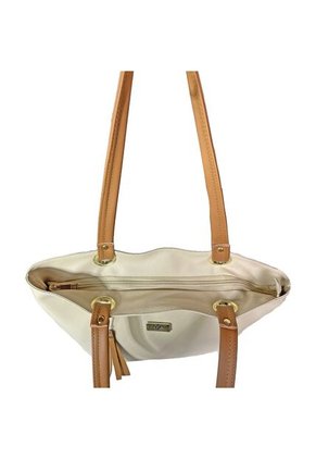 Bolso Dama Cartera Mujer Karla Chacon Gady Beige