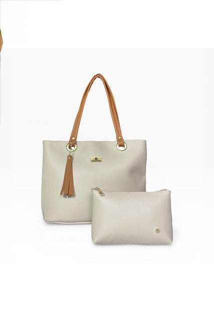 Bolso Dama Cartera Mujer Karla Chacon Gady Beige