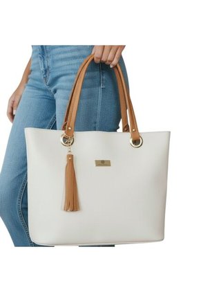 Bolso Dama Cartera Mujer Karla Chacon Gady Beige