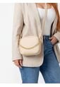 Bolso Manos Libres De Dama Mujer Karla Chacon Sade Beige de KARLA CHACON