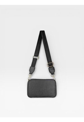 Bolso Bandolera Manos Libres De Dama Mujer Karla Chacon Evah Negro