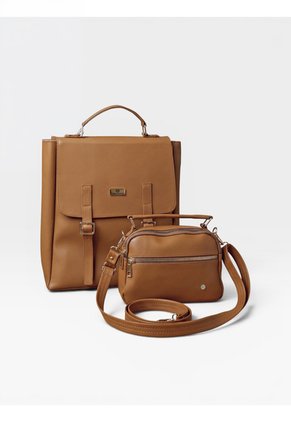 Set De Bolsos Morral + Bandolera Karla Chacon