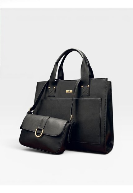 Set Dos Piezas Bolso Tote Ejecutivo + Bandolera Karla Chacon