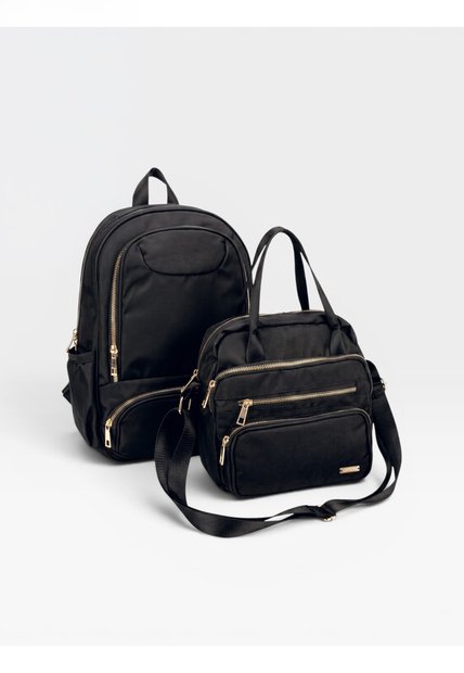 Set De Bolsos Morral + Bolso Mediano Karla Chacon