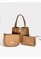 Set Tres Piezas Bolso + Bandolera + Cosmetiquera Karla Chacon de KARLA CHACON