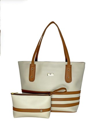 Bolso Tote Dama Cartera Grande Con Cosmetiquera Karla Chacon KARLA CHACON
