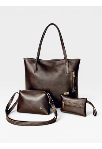 Set De Tres Piezas Bolso Tote + Bandolera + Monedero Karla Chacon KARLA CHACON