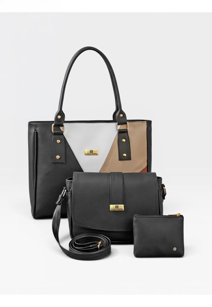 Set De Bolsos Para Mujer Bolso Tote, Bolso Manos Libres, Monedero Karla Chacon