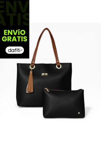 Bolso Dama Cartera Mujer Karla Chacon Gady Negro KARLA CHACON