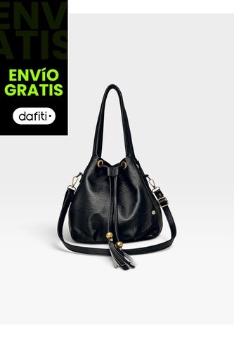 Bolso Cartera Mujer Dama Karla Chacon Iris Negro KARLA CHACON