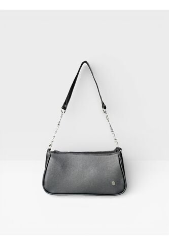 Bolso De Hombro Cartera Mujer Dama Karla Chacon Romy Negro KARLA CHACON