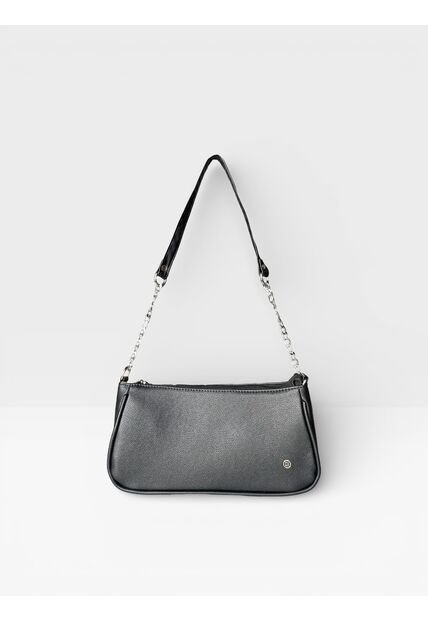 Bolso De Hombro Cartera Mujer Dama Karla Chacon Romy Negro