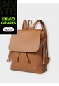 Bolso Maletin Morral Casual Mediano De Dama Mujer Karla Chacon Pace Miel de KARLA CHACON