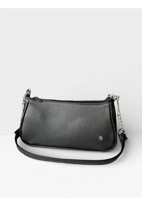 Bolso De Hombro Cartera Mujer Dama Karla Chacon Romy Negro