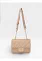 Bolso Manos Libres Elegante Bandolera De Dama Mujer Karla Chacon Sanz Nude de KARLA CHACON
