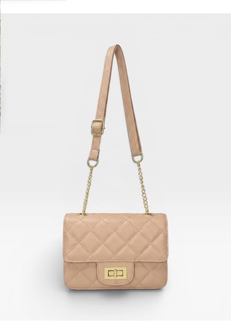 Bolso Manos Libres Elegante Bandolera De Dama Mujer Karla Chacon Sanz Nude KARLA CHACON