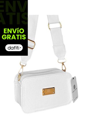 Bolso Manos Libres De Dama Mujer Karla Chacon Evah Blanco KARLA CHACON