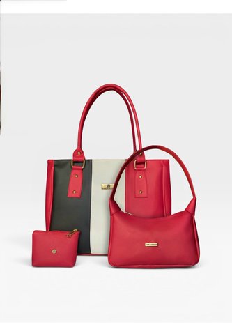 Set Para Mujer Bolso Tote+ Bolso Manos Libres + Monedero Karla Chacon KARLA CHACON