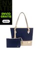 Bolso Dama Cartera Mujer Karla Chacon Asia Azul de KARLA CHACON